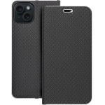 Luna Book Carbon For Iphone 15 Plus Black OEM