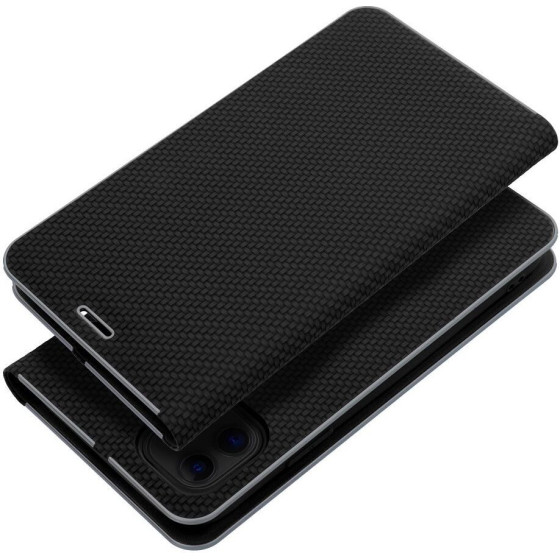 Luna Book Carbon For Iphone 16 Plus Black OEM