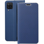 Luna Book Carbon For Samsung A12 / M12 Blue OEM