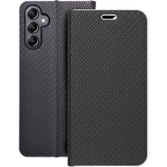 Luna Book Carbon For Samsung A14 4G / A14 5G Black OEM