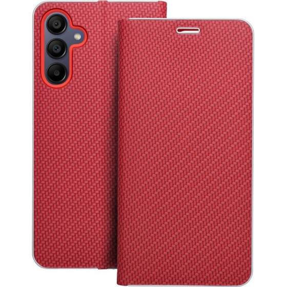 Luna Book Carbon For Samsung A15 4G / A15 5G Red OEM