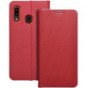 Luna Book Carbon For Samsung A20e Red OEM