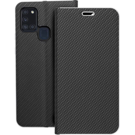 Luna Book Carbon For Samsung A21s Black OEM