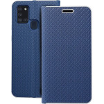 Luna Book Carbon For Samsung A21s Blue OEM