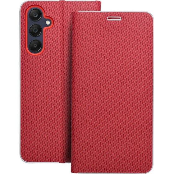 Luna Book Carbon For Samsung A25 5G Red OEM