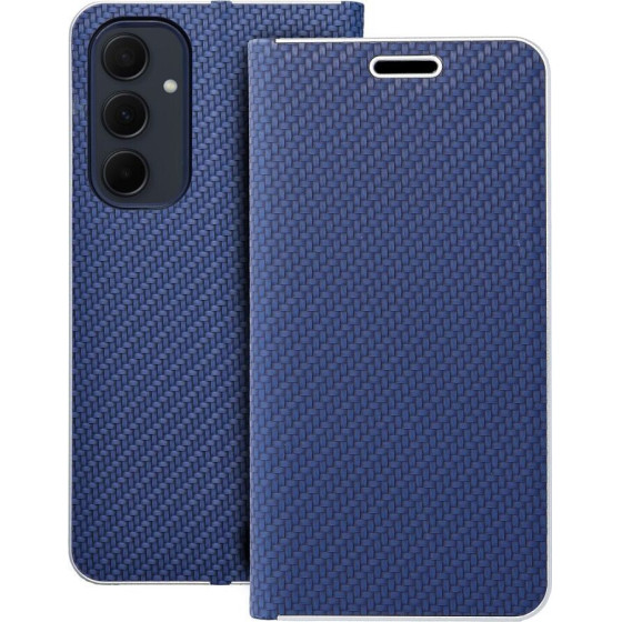 Luna Book Carbon For Samsung A35 5G Blue OEM