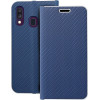 Luna Book Carbon For Samsung A40 Blue OEM