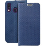 Luna Book Carbon For Samsung A40 Blue OEM