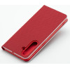Luna Book Carbon For Samsung A40 Red OEM