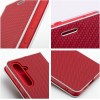Luna Book Carbon For Samsung A40 Red OEM