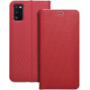 Luna Book Carbon For Samsung A41 Red OEM