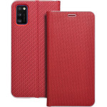 Luna Book Carbon For Samsung A41 Red OEM