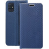 Luna Book Carbon For Samsung A51 Blue OEM