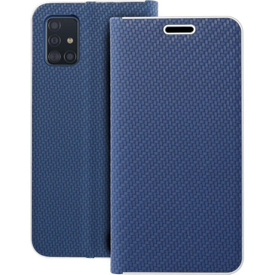 Luna Book Carbon For Samsung A51 Blue OEM