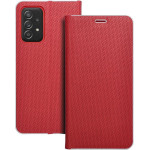 Luna Book Carbon For Samsung A52 5G / A52 Lte ( 4G ) / A52s 5G Red OEM