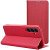 Luna Book Carbon For Samsung A52 5G / A52 Lte ( 4G ) / A52s 5G Red OEM