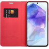 Luna Book Carbon For Samsung A52 5G / A52 Lte ( 4G ) / A52s 5G Red OEM