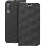 Luna Book Carbon For Samsung A7 2018 Black OEM
