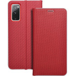 Luna Book Carbon For Samsung S20 Fe / S20 Fe 5G Red OEM