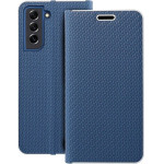 Luna Book Carbon For Samsung S21 Blue OEM