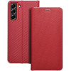 Luna Book Carbon For Samsung S21 Fe Red OEM