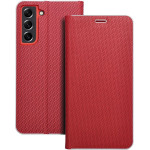 Luna Book Carbon For Samsung S21 Fe Red OEM