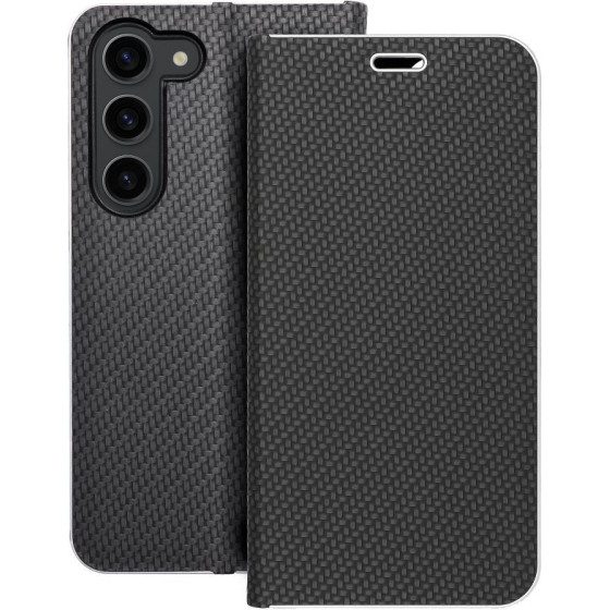 Luna Book Carbon For Samsung S23 Black OEM