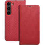 Luna Book Carbon For Samsung S23 Red OEM