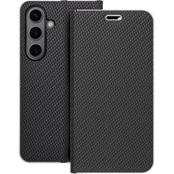 Luna Book Carbon For Samsung S24 Black OEM