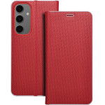 Luna Book Carbon For Samsung S24 Fe Red OEM