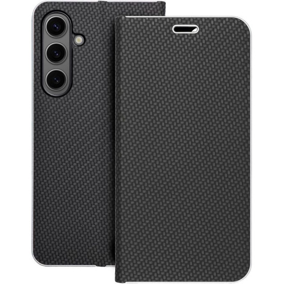 Luna Book Carbon For Samsung S24 Plus Black OEM