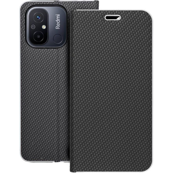 Luna Book Carbon For Xiaomi Redmi 12C Black OEM