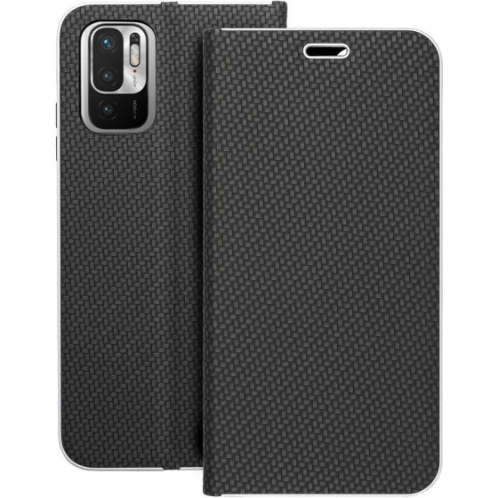Luna Book Carbon For Xiaomi Redmi Note 10 / 10S Black OEM