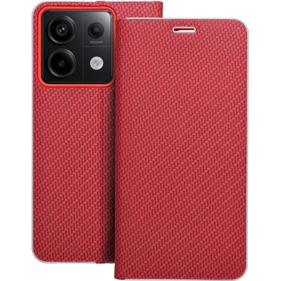 Luna Book Carbon For Xiaomi Redmi Note 13 Pro 5G Red OEM