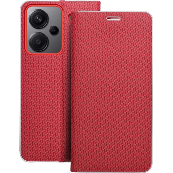 Luna Book Carbon For Xiaomi Redmi Note 13 Pro Plus 5G Red OEM