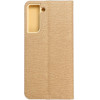 Luna Book Gold For Samsung S21 Fe Gold OEM