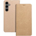 Luna Book Gold For Samsung S24 Fe Gold OEM