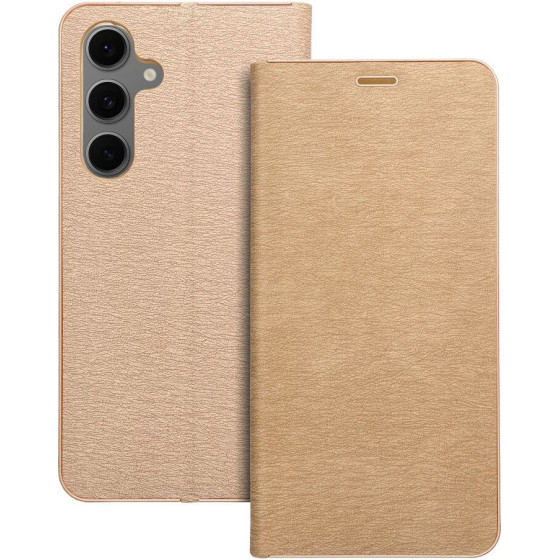 Luna Book Gold For Samsung S24 Fe Gold OEM