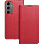 Luna Book Gold For Samsung S24 Fe Red OEM