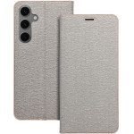 Luna Book Gold For Samsung S24 Fe Silver OEM