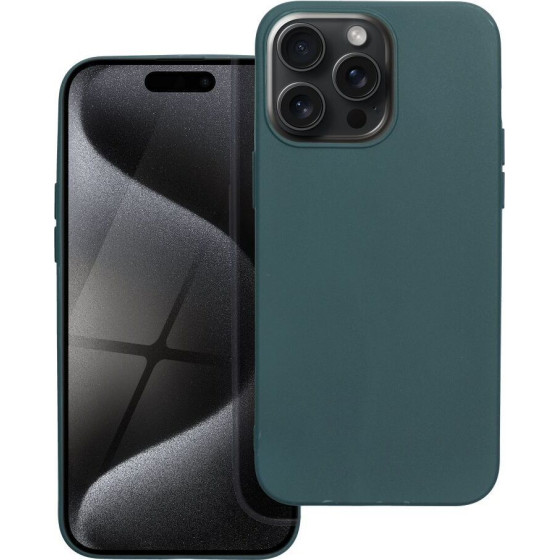 Matt Case For Iphone 15 Pro Max Dark Green OEM