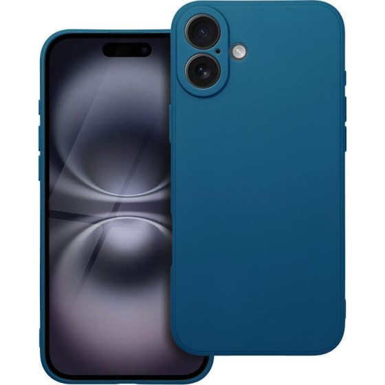 Matt Case For Iphone 16 Plus Blue OEM