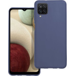 Matt Case For Samsung A12 Blue OEM