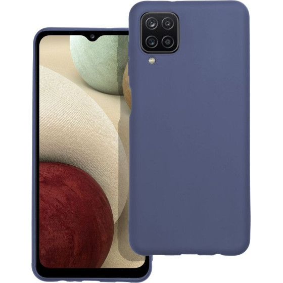 Matt Case For Samsung A12 Blue OEM