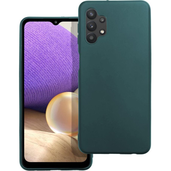 Matt Case For Samsung A32 Lte ( 4G ) Dark Green OEM