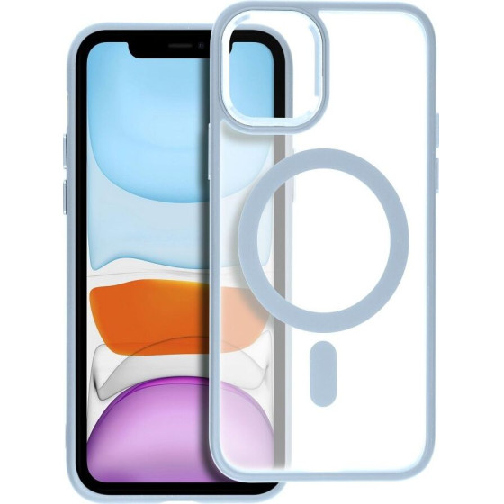 Matte Mag Cover Case Compatible With Magsafe For Iphone 11 Pro Blue OEM