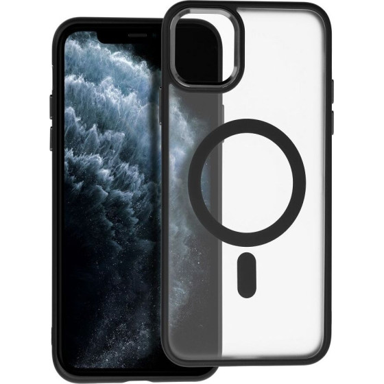 Matte Mag Cover Case Compatible With Magsafe For Iphone 11 Pro Max Black OEM