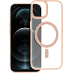 Matte Mag Cover Case Compatible With Magsafe For Iphone 12 Pro Max Pink OEM