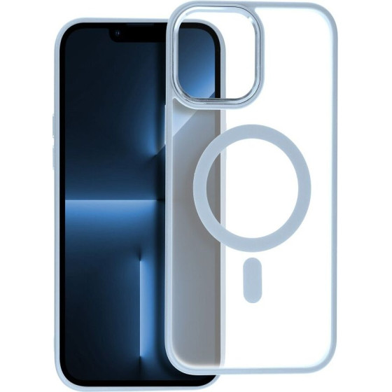 Matte Mag Cover Case Compatible With Magsafe For Iphone 13 Pro Blue OEM