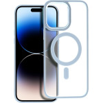 Matte Mag Cover Case Compatible With Magsafe For Iphone 14 Pro Max Blue OEM